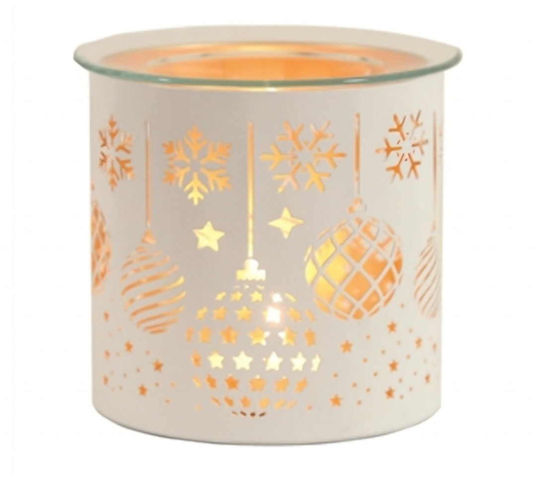 White Bauble Wax Burner